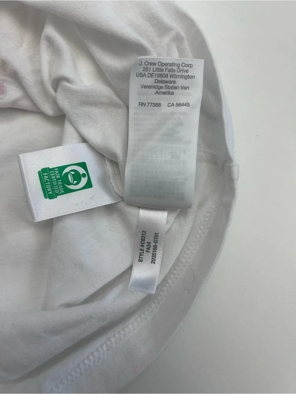 J Crew Collector Tee, White 